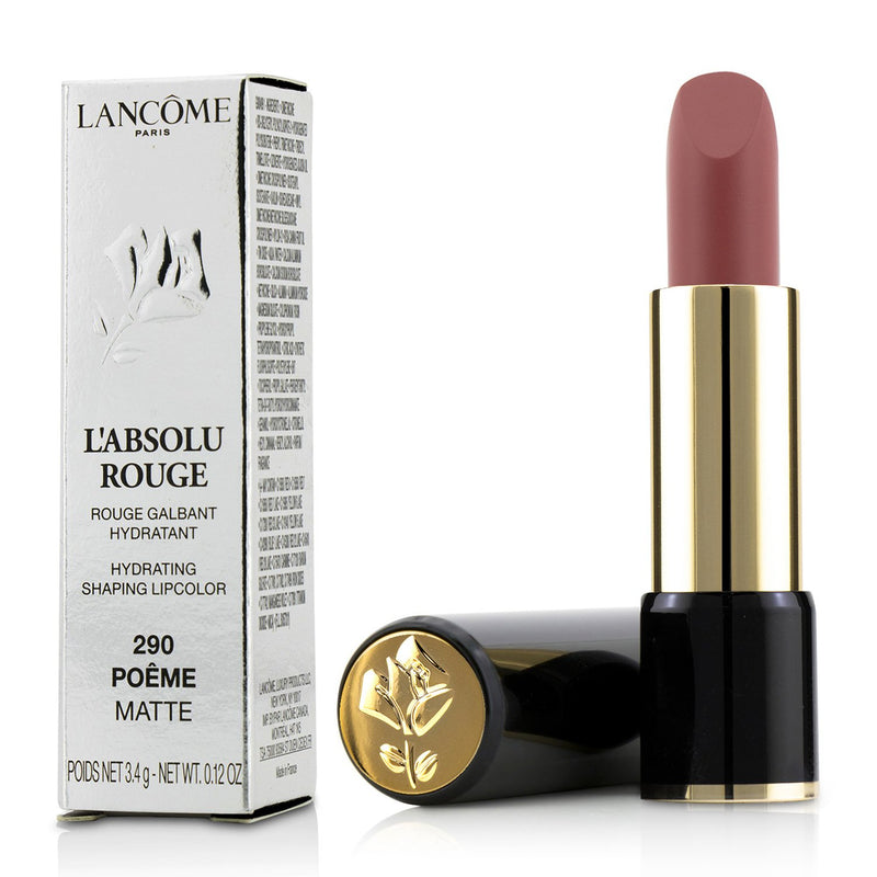 Lancome L' Absolu Rouge Hydrating Shaping Lipcolor - # 290 Poeme (Matte) 