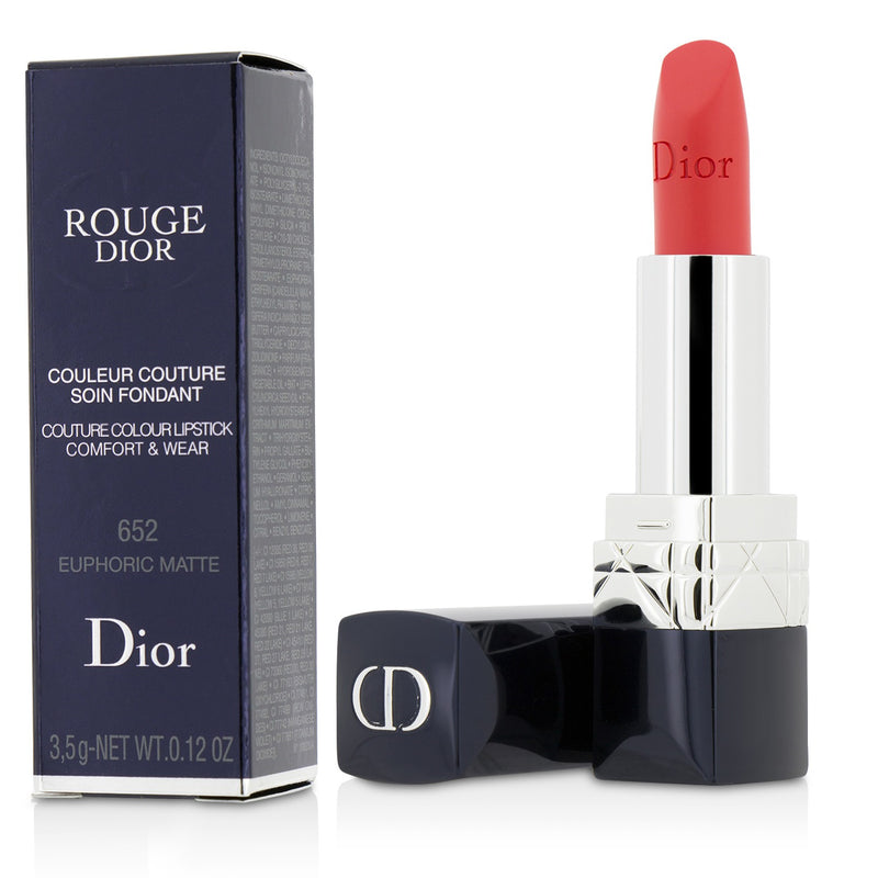Christian Dior Rouge Dior Couture Colour Comfort & Wear Matte Lipstick - # 652 Euphoric Matte  3.5g/0.12oz