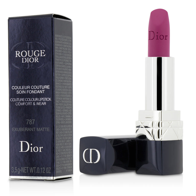 Christian Dior Rouge Dior Couture Colour Comfort & Wear Matte Lipstick - # 787 Exuberant Matte  3.5g/0.12oz
