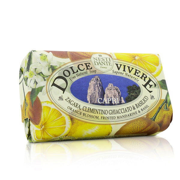 Nesti Dante Dolce Vivere Fine Natural Soap - Capri - Orange Blossom, Frosted Mandarine & Basil  250g/8.8oz