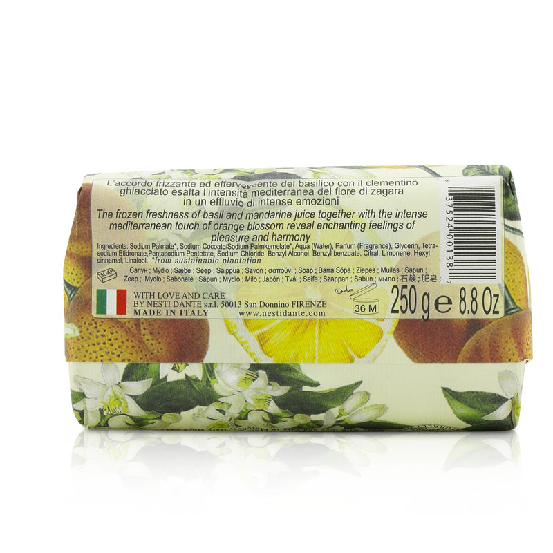 Nesti Dante Dolce Vivere Fine Natural Soap - Capri - Orange Blossom, Frosted Mandarine & Basil  250g/8.8oz