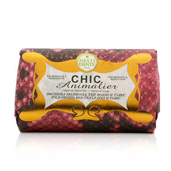 Nesti Dante Chic Animalier Natural Soap - Wild Orchid, Red Tea Leaves & Tiare 