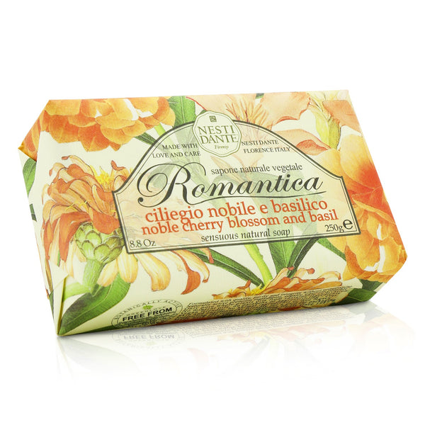 Nesti Dante Romantica Sensuous Natural Soap - Noble Cherry Blossom & Basil 