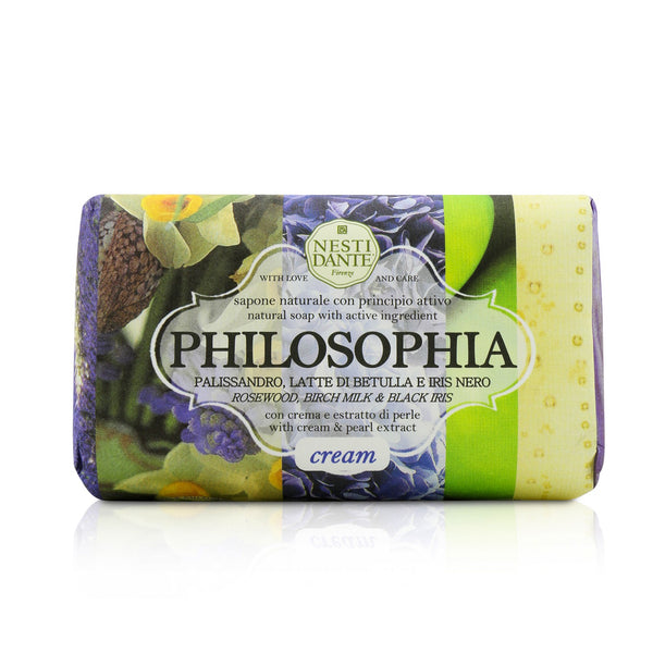 Nesti Dante Philosophia Natural Soap - Cream - Rosewood, Birch Milk & Black Iris With Cream & Pearl Extract 