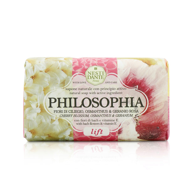 Nesti Dante Philosophia Natural Soap - Lift - Cherry Blossom, Osmanthus & Geranium With Bach Flowers & Vitamin E 