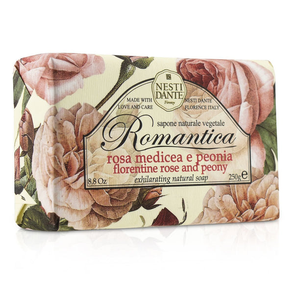 Nesti Dante Romantica Exhilarating Natural Soap - Florentine Rose & Peony 