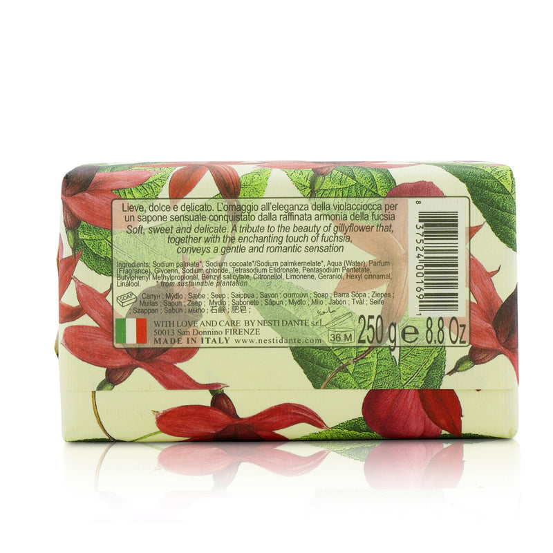 Nesti Dante Romantica Passional Natural Soap - Fiesole Gillyflower & Fuchsia 