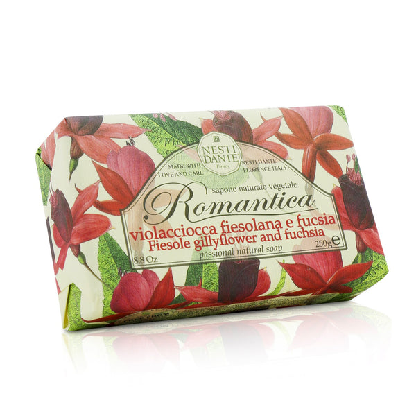 Nesti Dante Romantica Passional Natural Soap - Fiesole Gillyflower & Fuchsia 