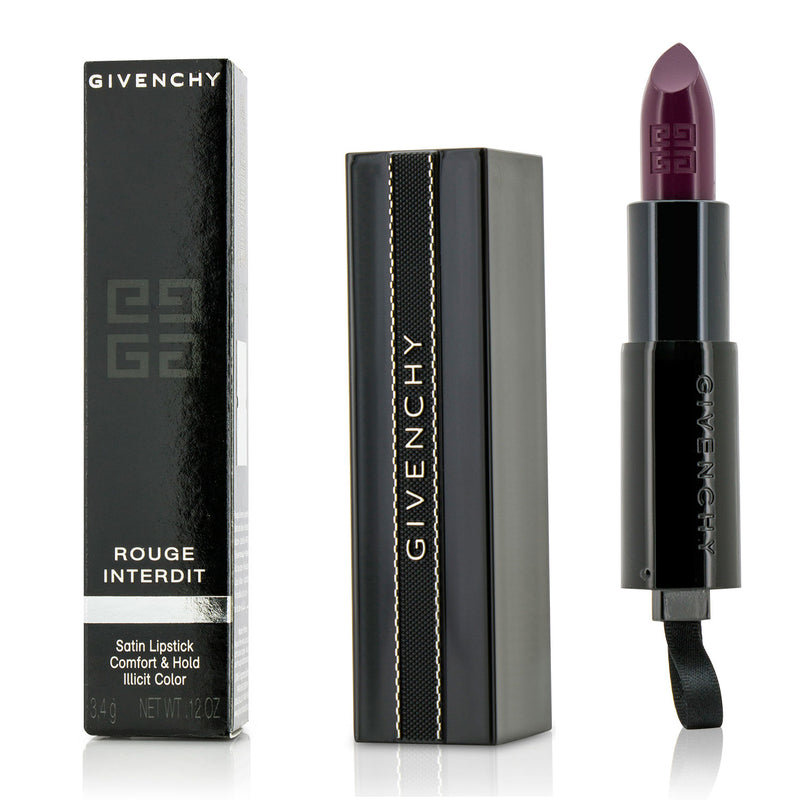 Givenchy Rouge Interdit Satin Lipstick - # 7 Purple Fiction 