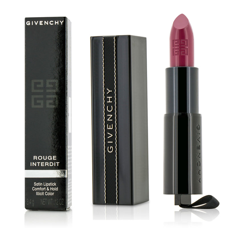 Givenchy Rouge Interdit Satin Lipstick - # 8 Framboise Obscur 