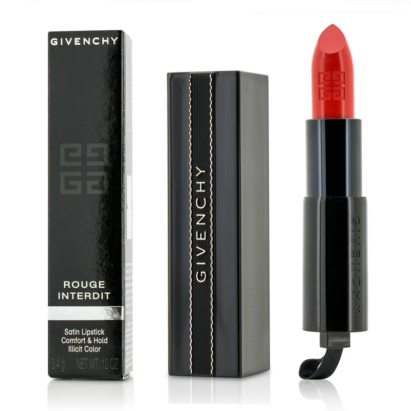 Givenchy Rouge Interdit Satin Lipstick - # 16 Wanted Coral 