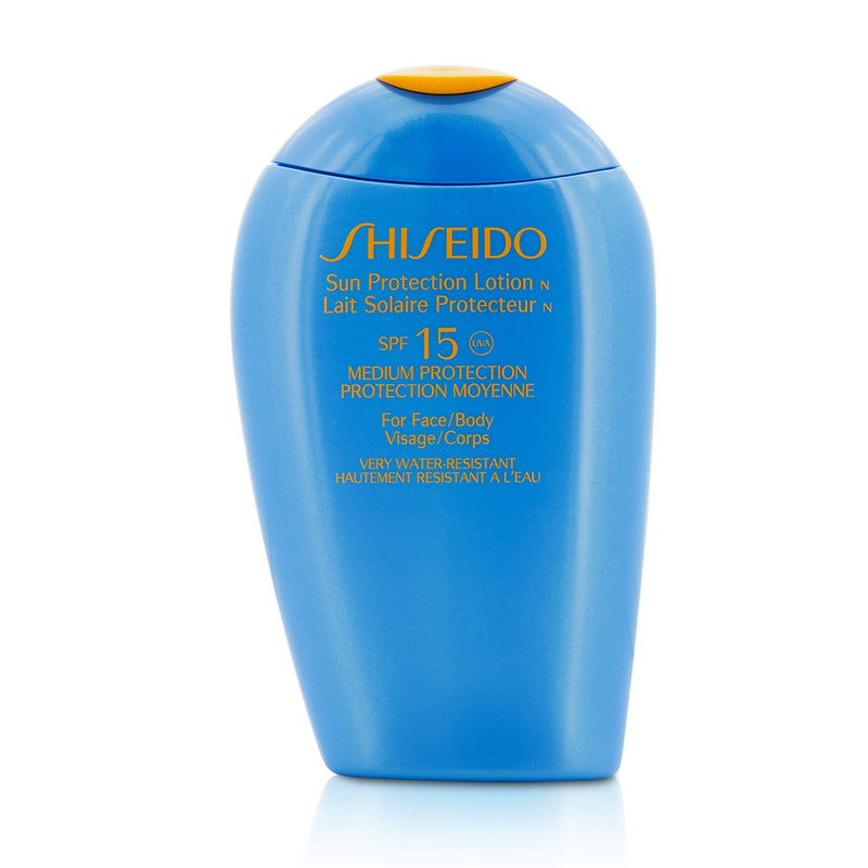 Shiseido Sun Protection Lotion N SPF 15 (For Face & Body) 