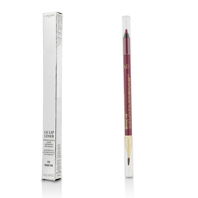 Lancome Le Lip Liner Waterproof Lip Pencil With Brush - #06 Rose Thé  1.2g/0.04oz