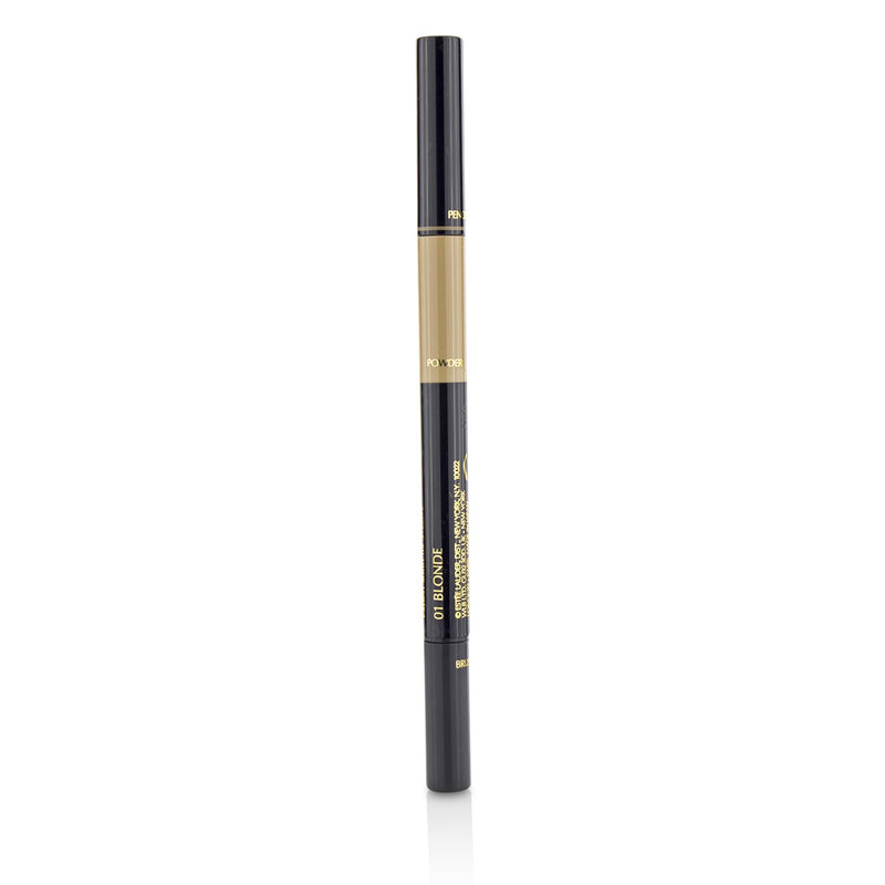 Estee Lauder The Brow MultiTasker 3 in 1 (Brow Pencil, Powder and Brush) - # 01 Blonde  0.45g/0.018oz