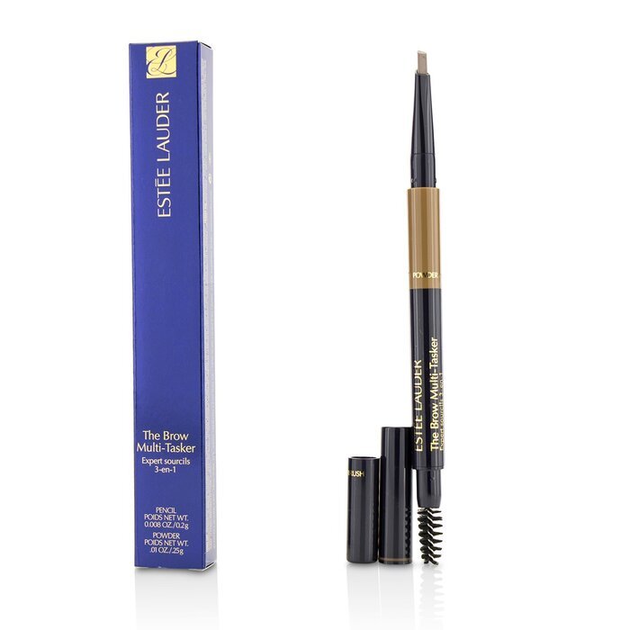 Estee Lauder The Brow MultiTasker 3 in 1 (Brow Pencil, Powder and Brush) - # 02 Light Brunette 0.45g/0.018oz