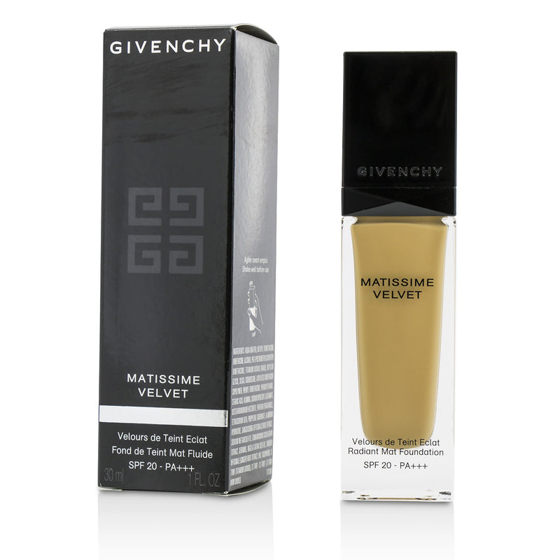 Givenchy Matissime Velvet Radiant Mat Fluid Foundation SPF 20 - #05 Mat Honey 