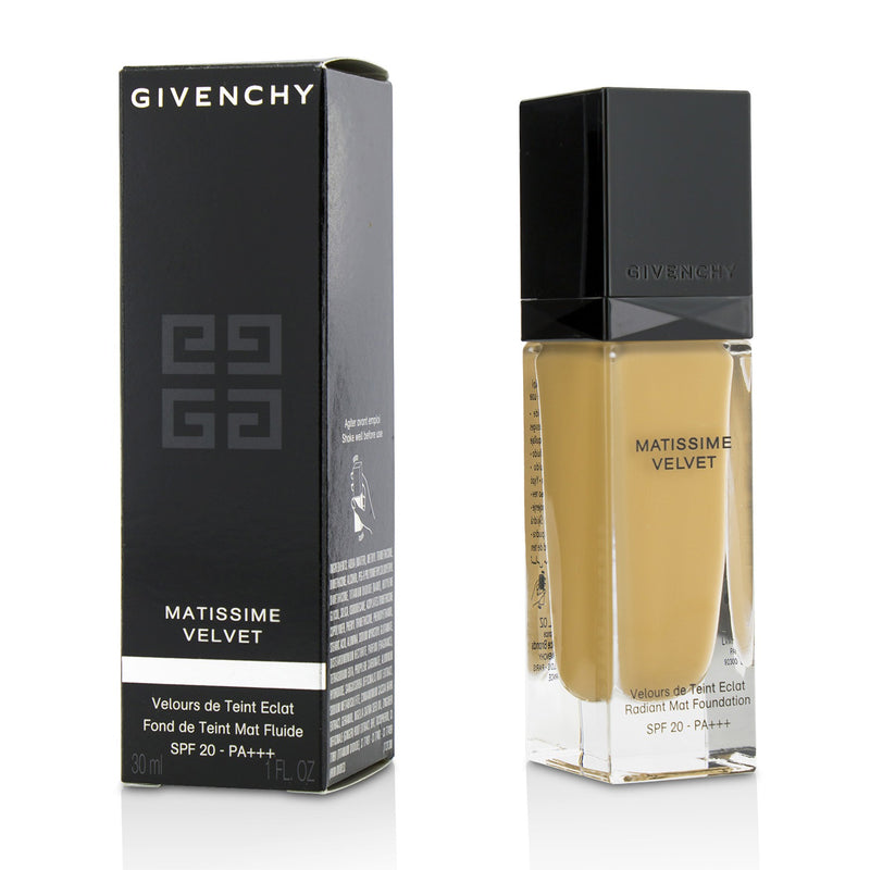 Givenchy Matissime Velvet Radiant Mat Fluid Foundation SPF 20 - #06 Mat Gold 