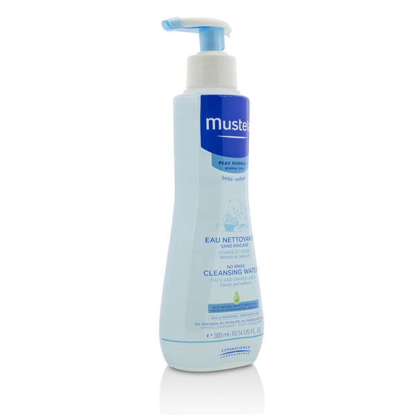 Mustela No Rinse Cleansing Water (Face & Diaper Area) - For Normal Skin  300ml/10.14oz