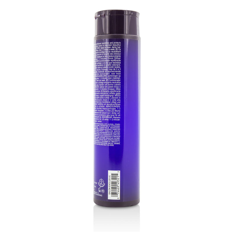 Joico Color Balance Purple Conditioner (Eliminates Brassy/Yellow Tones on Blonde/Gray Hair) 