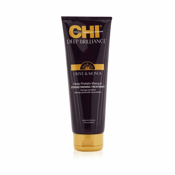 CHI Deep Brilliance Olive & Monoi Deep Protein Masque Strengthening Treatment 