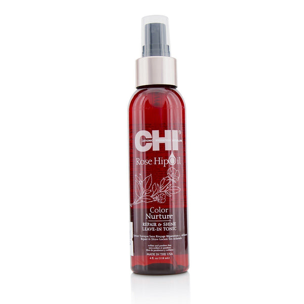 CHI Rose Hip Oil Color Nurture Repair & Shine Leave-In Tonic 