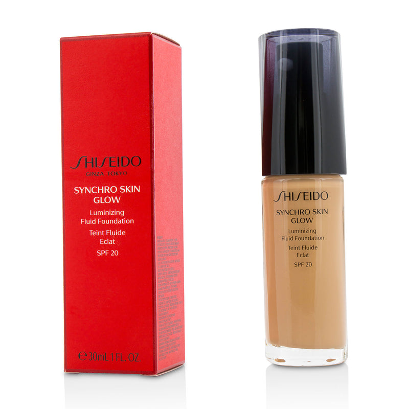 Shiseido Synchro Skin Glow Luminizing Fluid Foundation SPF 20 - # Rose 4 