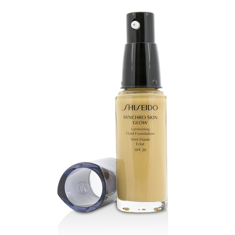 Shiseido Synchro Skin Glow Luminizing Fluid Foundation SPF 20 - # Golden 4  30ml/1oz
