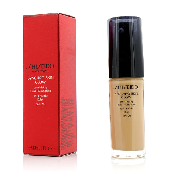 Shiseido Synchro Skin Glow Luminizing Fluid Foundation SPF 20 - # Golden 4  30ml/1oz