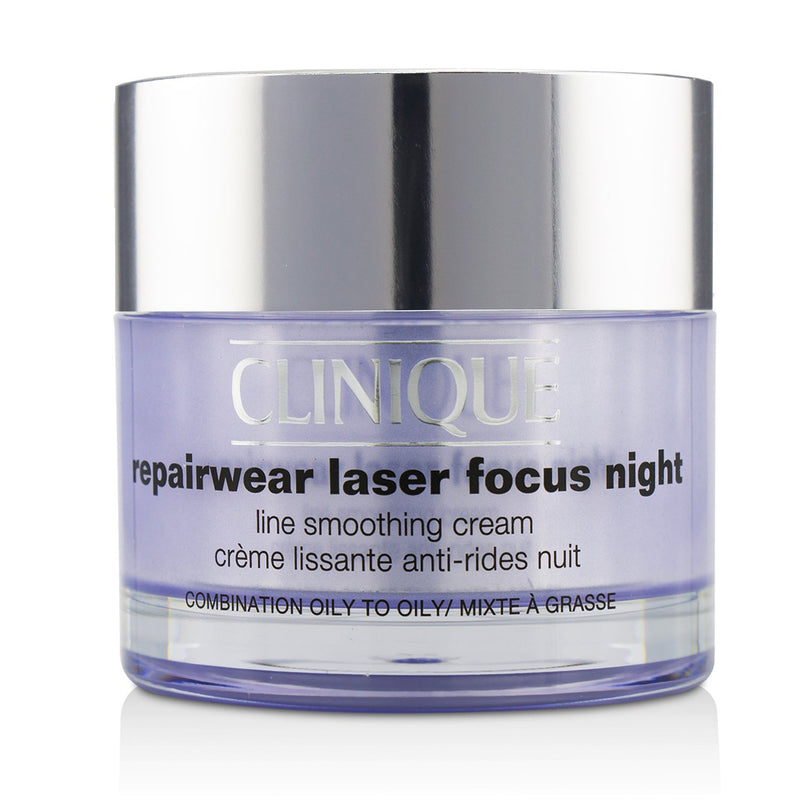 Clinique Repairwear Laser Focus Night Line Smoothing Cream - Combination Oily To Oily  50ml/1.7oz