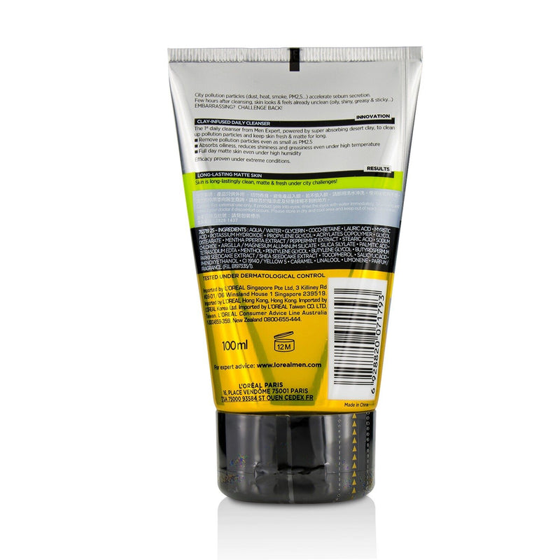 L'Oreal Men Expert Pure & Matte Desert Clay Yellow Foam 