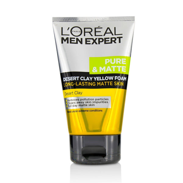 L'Oreal Men Expert Pure & Matte Desert Clay Yellow Foam 