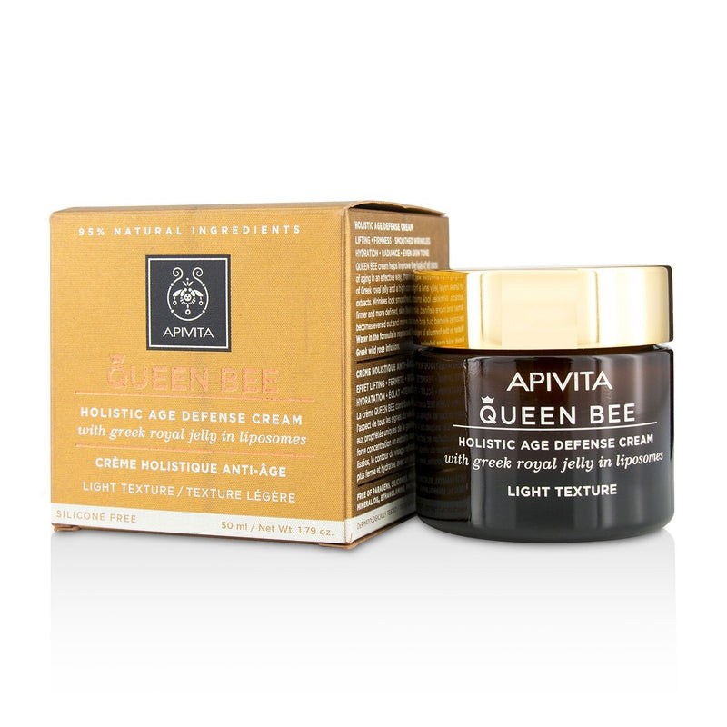Apivita Queen Bee Holistic Age Defense Cream Light Texture  50ml/1.7oz