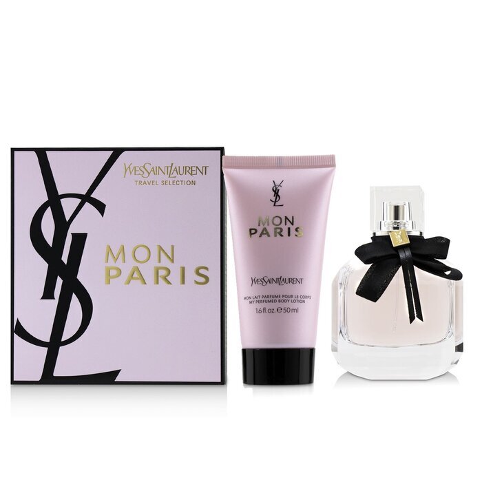 Yves Saint Laurent Mon Paris Coffret: Eau De Parfum Spray + My Perfumed Body Lotion 2pcs 50ml/1.6oz
