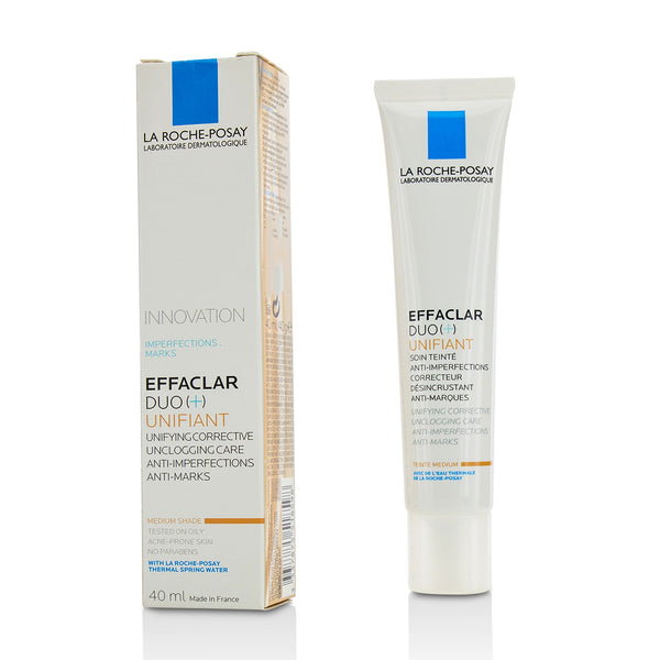 La Roche Posay Effaclar Duo (+) Unifiant Unifying Corrective Unclogging Care Anti-Imperfections Anti-Marks - Medium  40ml/1.35oz