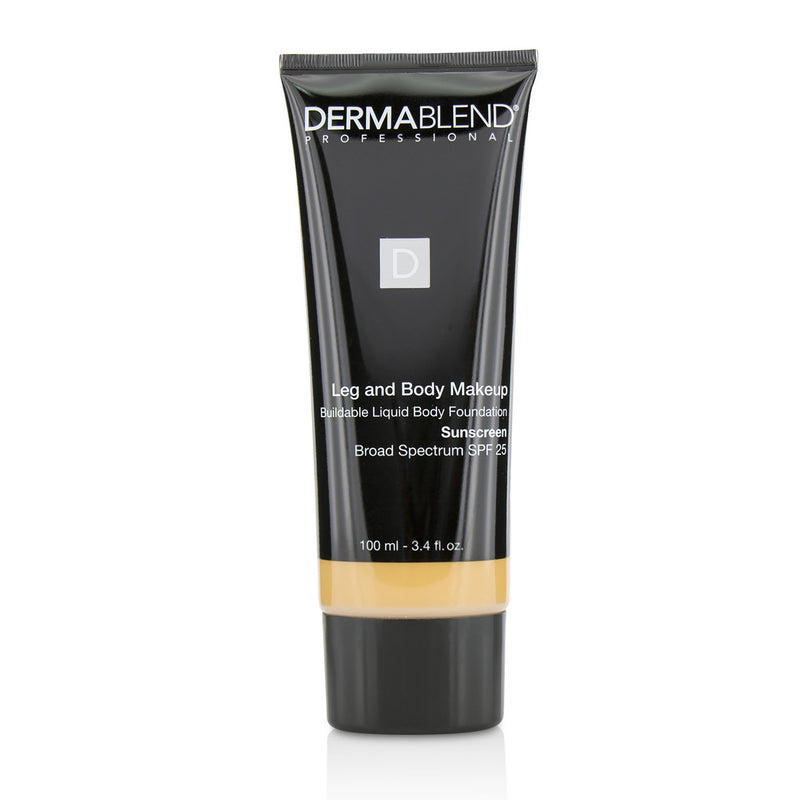Dermablend Leg and Body Make Up Buildable Liquid Body Foundation Sunscreen Broad Spectrum SPF 25 - #Medium Natural 40N 