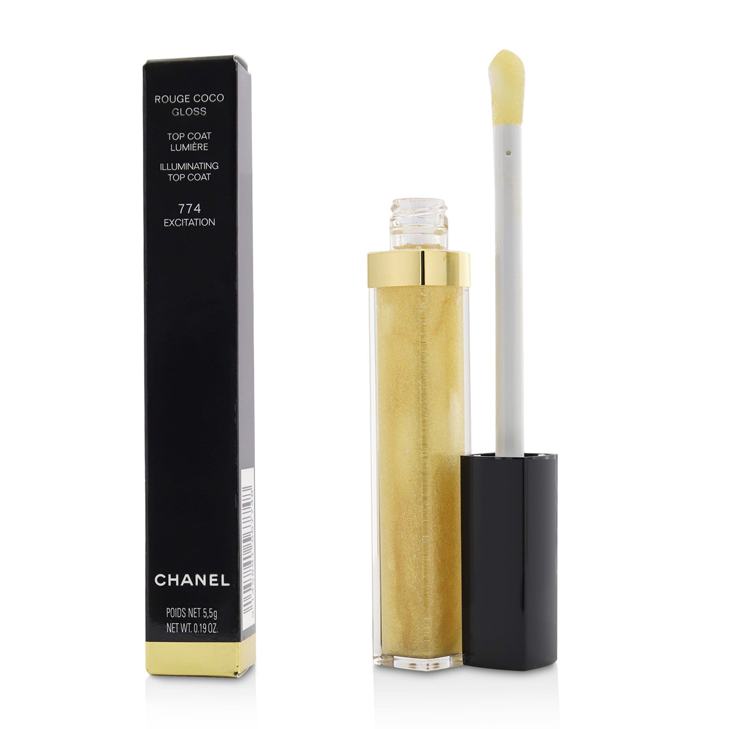 Chanel Rouge Coco Gloss Illuminating Top Coat - # 774 Excitation 5.5g/0.19oz  – Fresh Beauty Co.