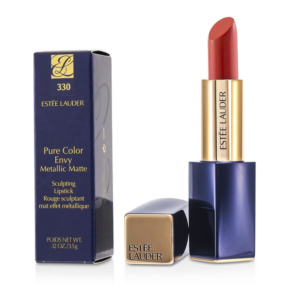 Estee Lauder Pure Color Envy Metallic Matte Sculpting Lipstick - # 330 Sizzking Metal 