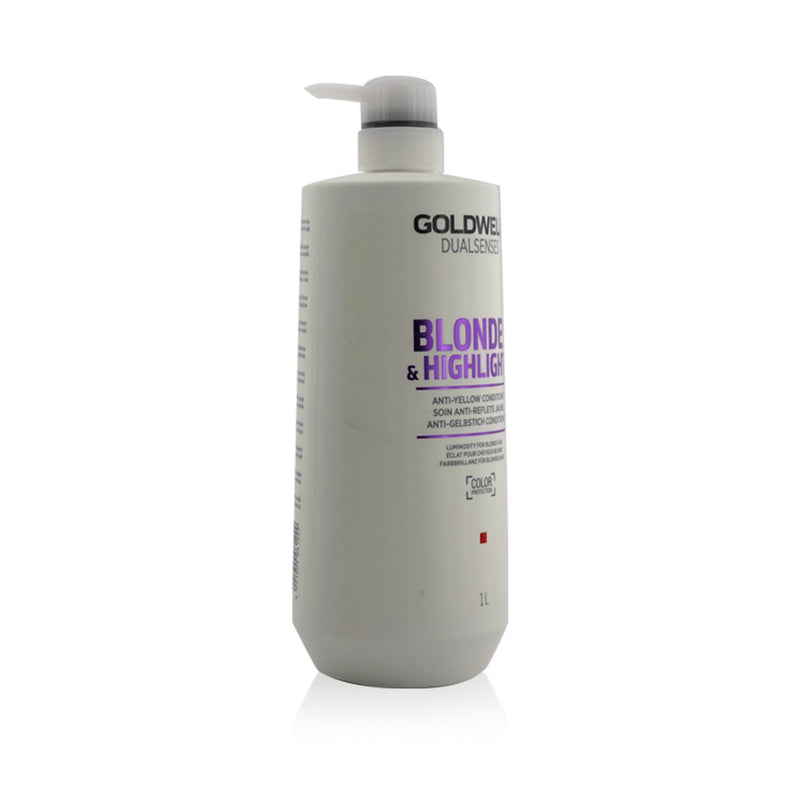 Goldwell Dual Senses Blondes & Highlights Anti-Yellow Conditioner (Luminosity For Blonde Hair) 
