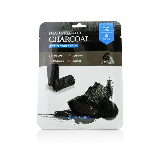 3W Clinic Mask Sheet - Charcoal 