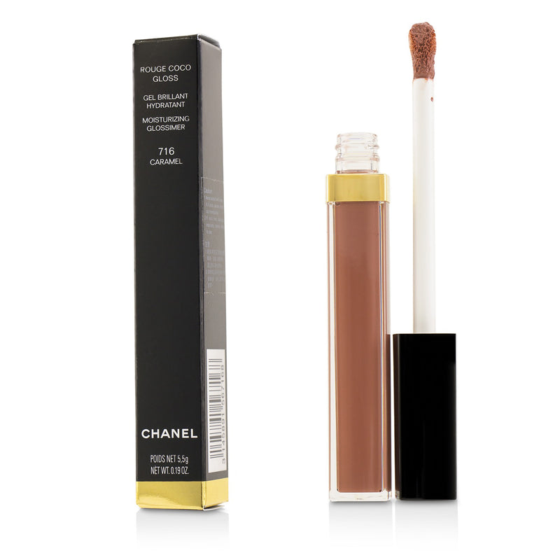 Chanel Rouge Coco Gloss Moisturizing Glossimer - # 716 Caramel 5.5g/0.19oz  – Fresh Beauty Co.