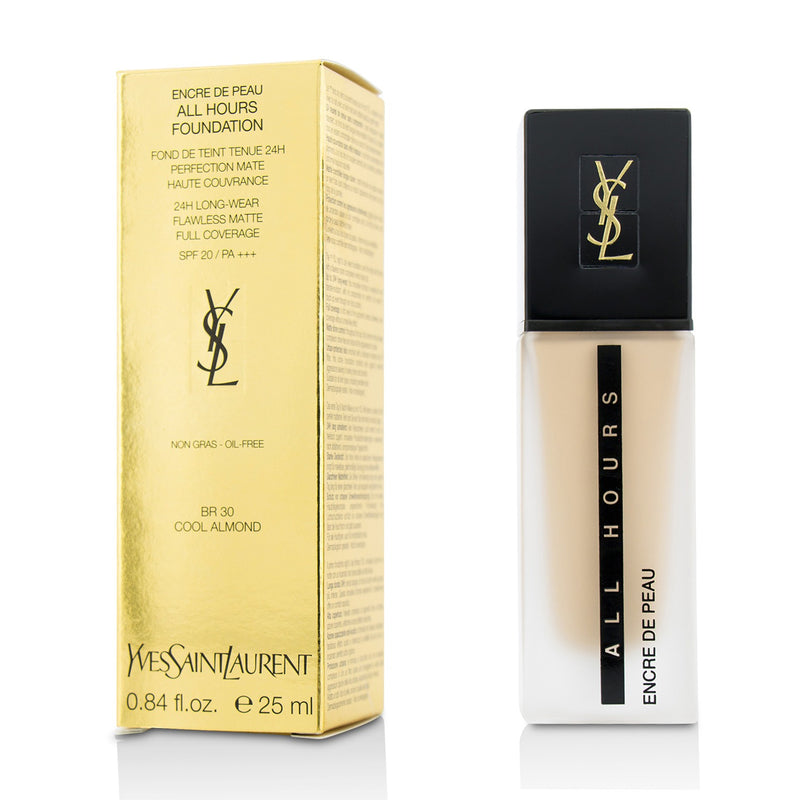 Yves Saint Laurent All Hours Foundation SPF 20 - # BR30 Cool Almond  25ml/0.84oz