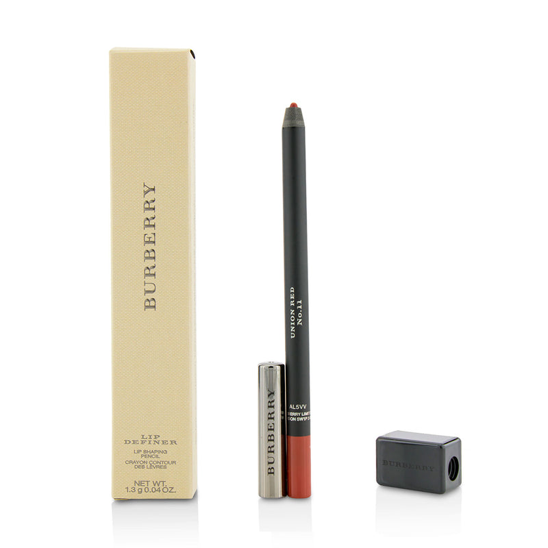 Burberry Lip Definer Lip Shaping Pencil With Sharpener - # No. 11 Union Red  1.3g/0.04oz