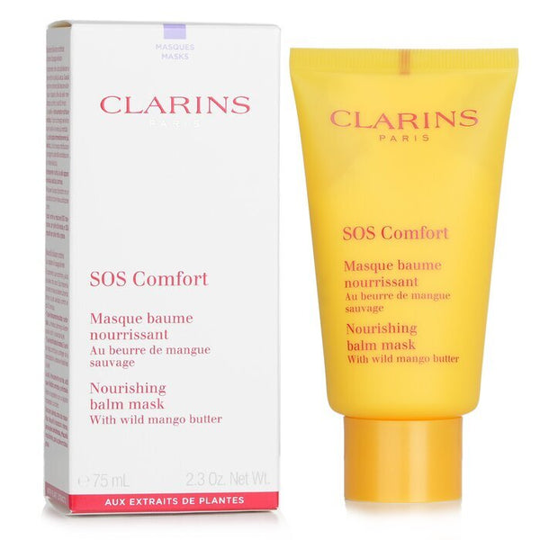 Clarins SOS Comfort Nourishing Balm Mask with Wild Mango Butter - For Dry Skin 75ml/2.3oz