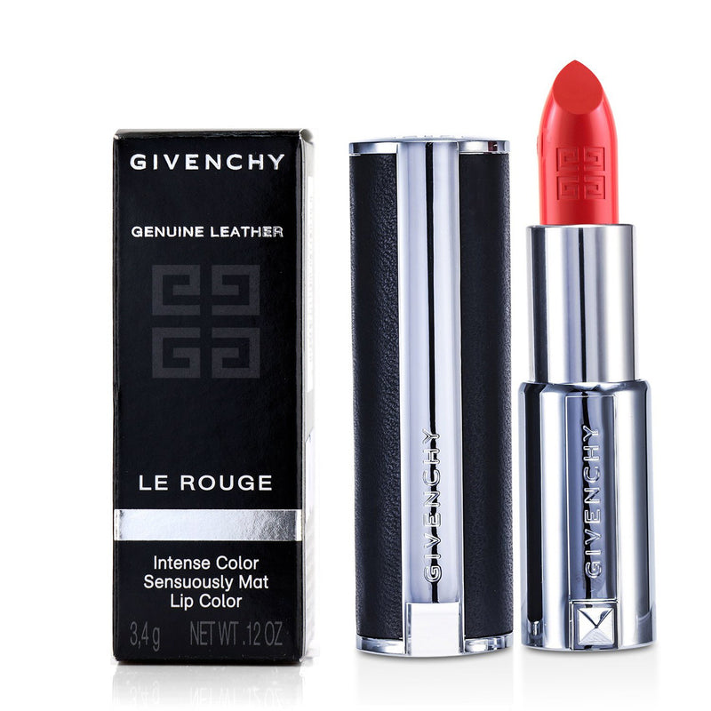 Givenchy Le Rouge Intense Color Sensuously Mat Lipstick - # 324 Corail Backstage  3.4g/0.12oz