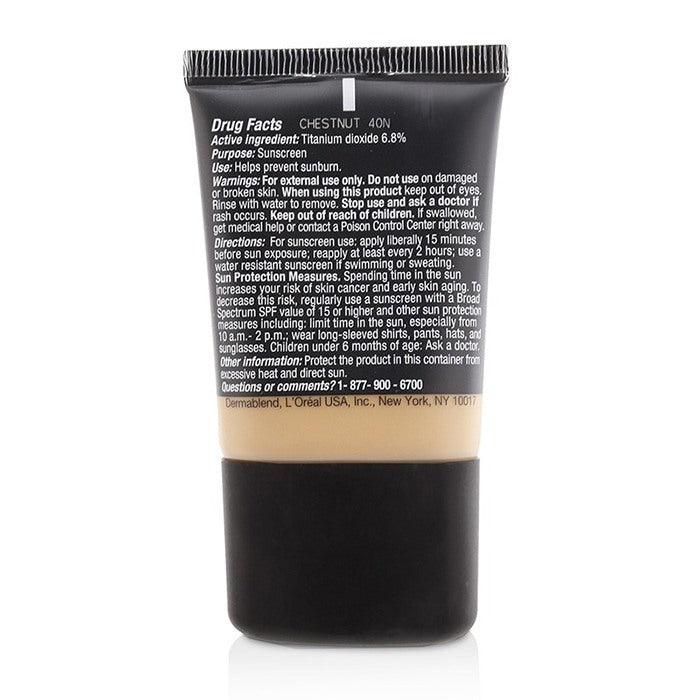 Dermablend Smooth Liquid Camo Foundation SPF 25 (Medium Coverage) - Chestnut (40N) 30ml/1oz