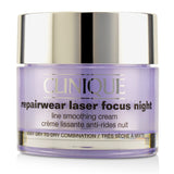 Clinique Repairwear Laser Focus Night Line Smoothing Cream - Very Dry To Dry Combination  50ml/1.7oz