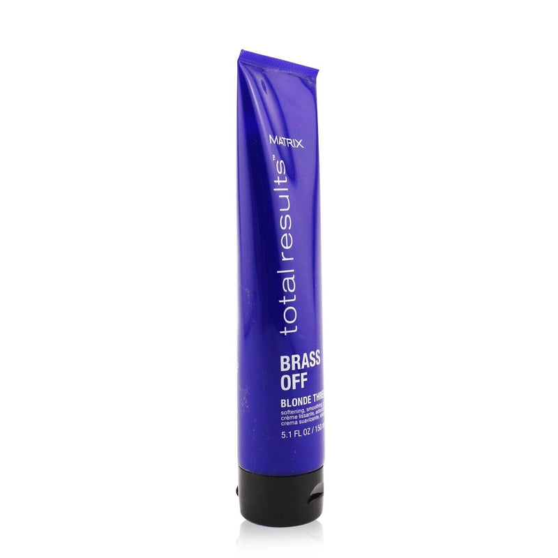 Matrix Total Results Brass Off Blonde Threesome (Softening, Smoothening, Protecting Cream)  150ml/5.1oz