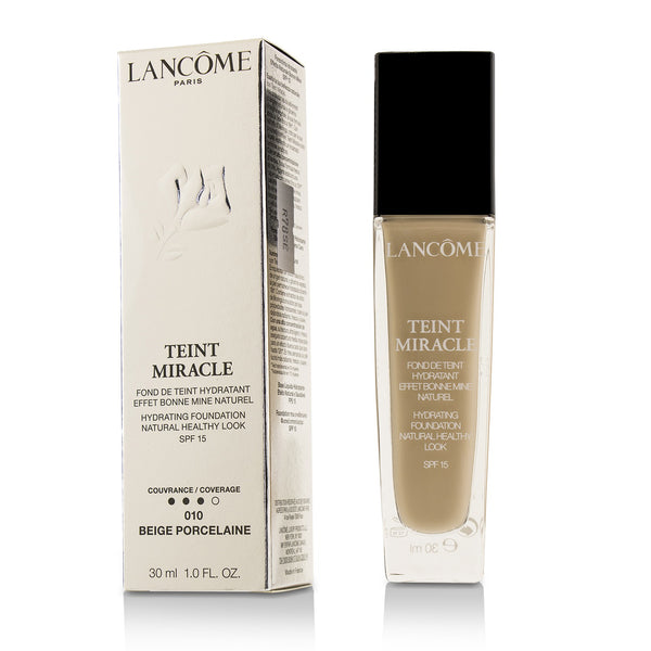 Lancome Teint Miracle Hydrating Foundation Natural Healthy Look SPF 15 - # 010 Beige Porcelaine  30ml/1oz