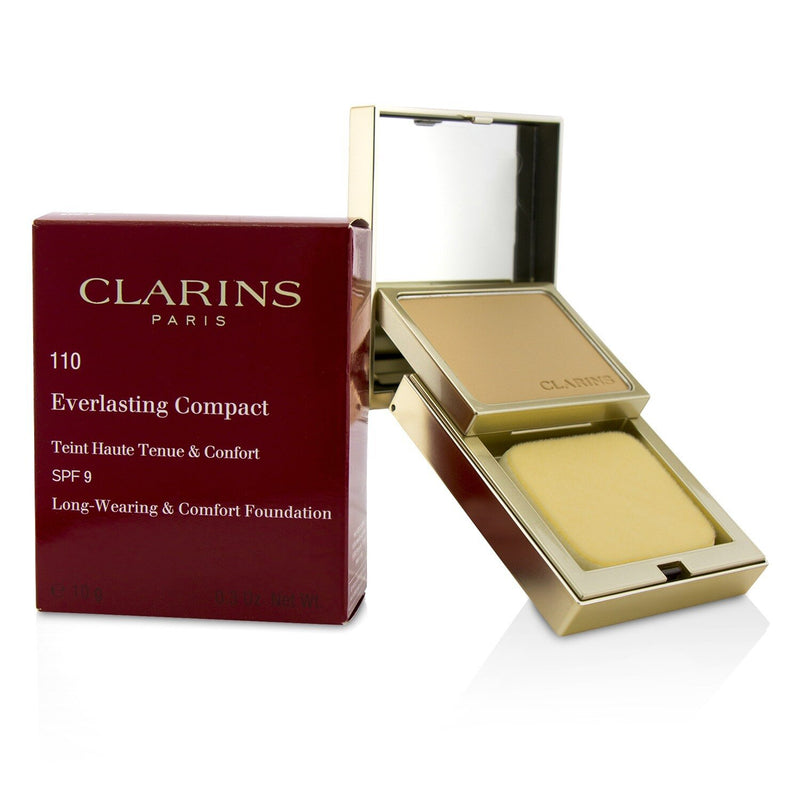 Clarins Everlasting Compact Foundation SPF 9 - # 110 Honey  10g/0.3oz
