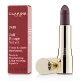 Clarins Joli Rouge Velvet (Matte & Moisturizing Long Wearing Lipstick) - # 744V Plum 